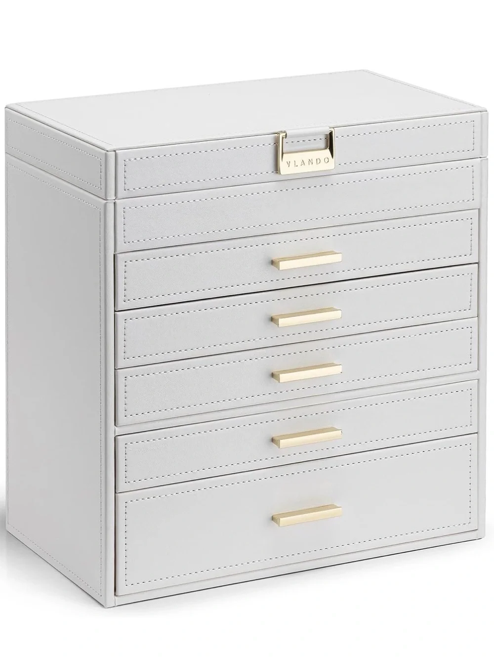 6 Layer Large Jewelry Box - Jewelry Holder Organizer, Jewelry Organizer